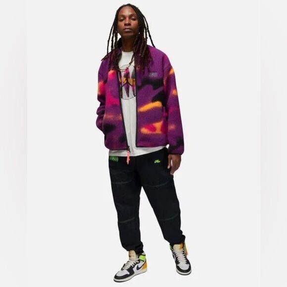 Nike Other - Nike Air Jordan Flight MVP Sherpa Winter Fleece Jacket Men's NWT  |  Size:  XXL